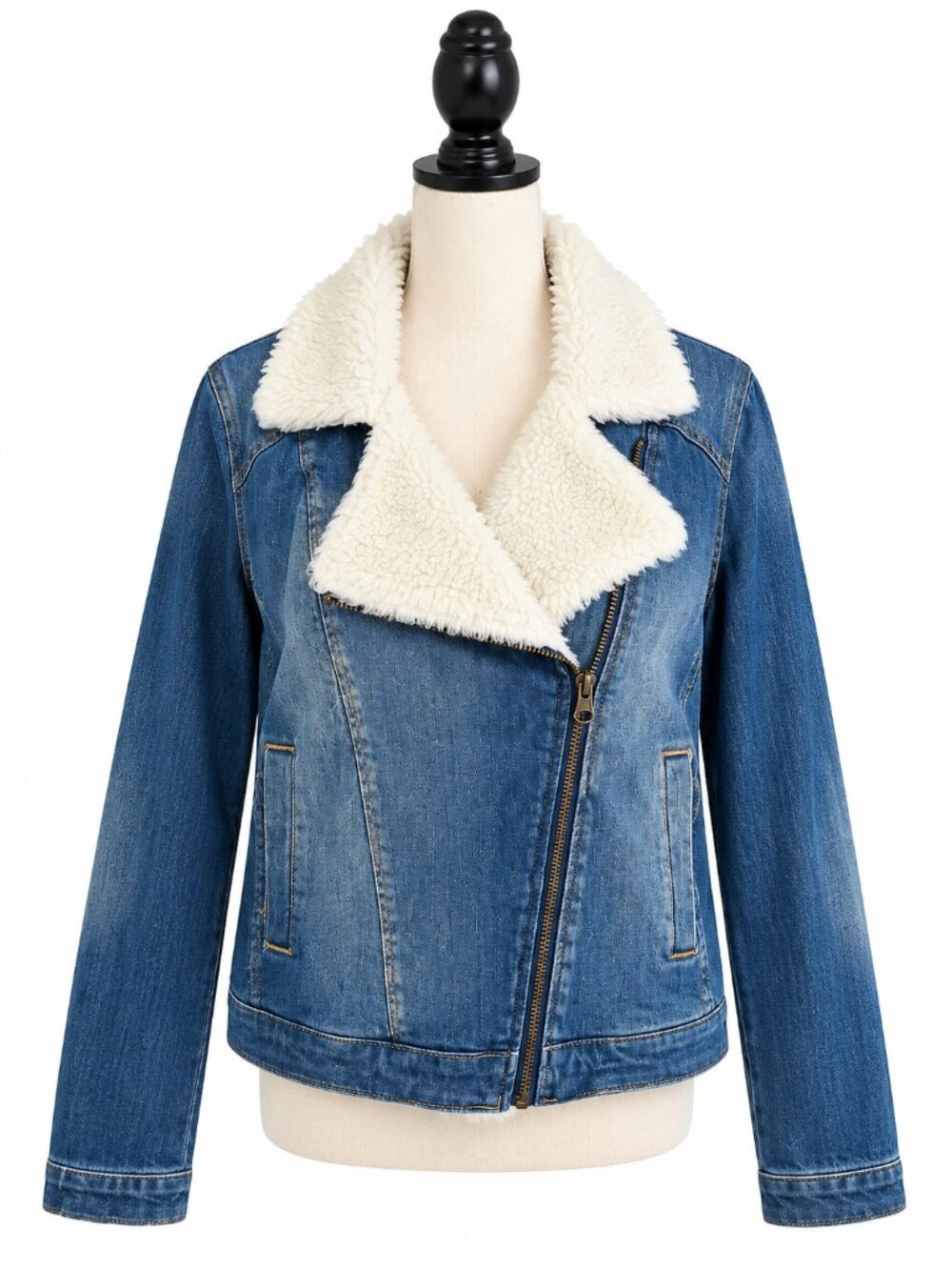 Mossimo Supply Co. Women's Denim Moto Jacket – Size XXL